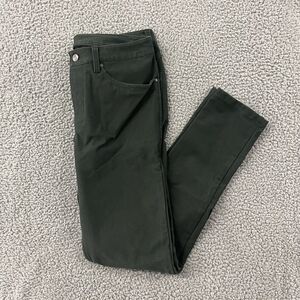 Lululemon Pants Mens 32x33 Green ABC 5 Pocket Slim Fit Utilitech Casual Stretch
